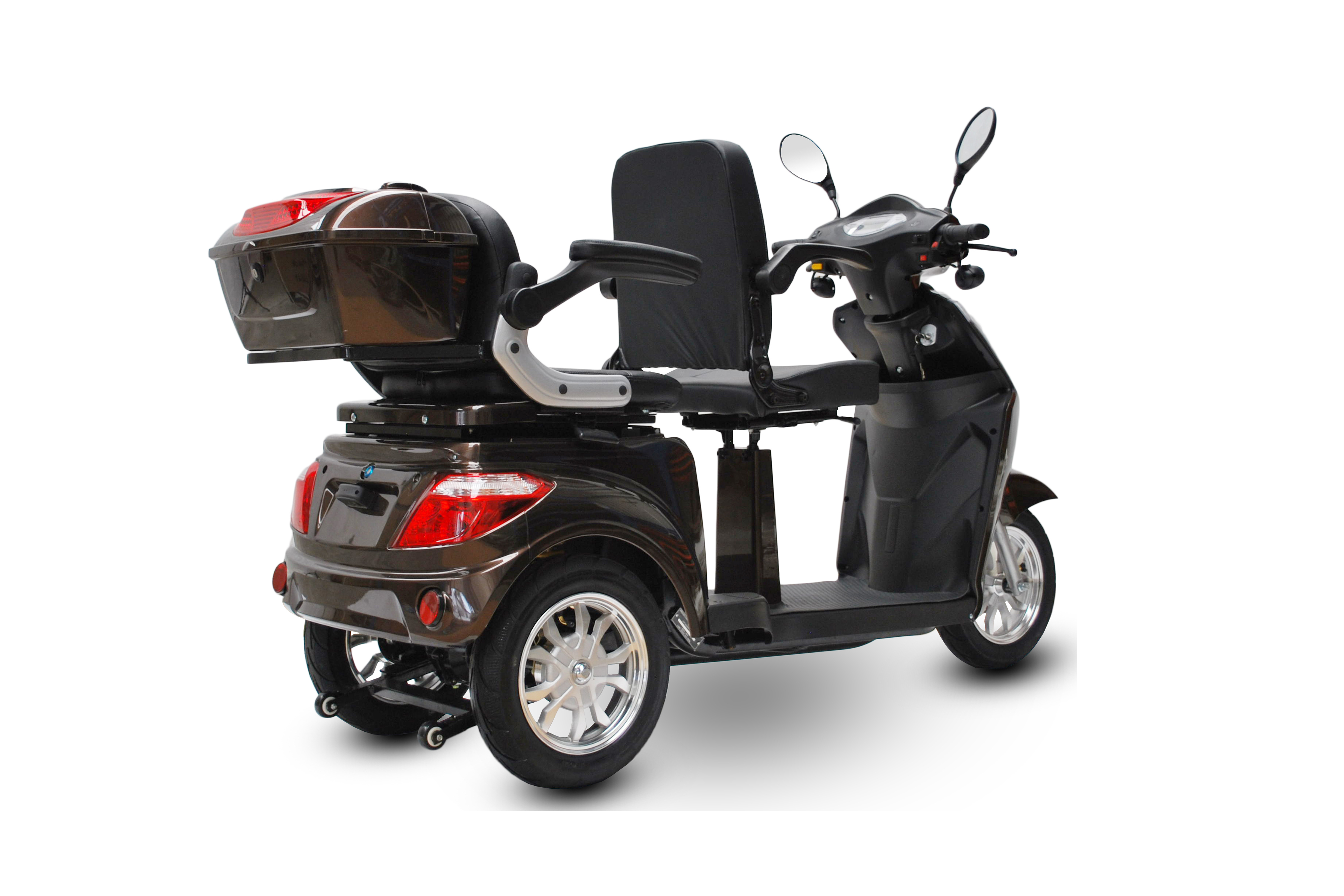 3 Rad Elektroroller DUO Doppelsitzer - Eco Engel 503 - Seniorenroller mit 2 Sitzen - 25 km/h (Blei/Lithium)