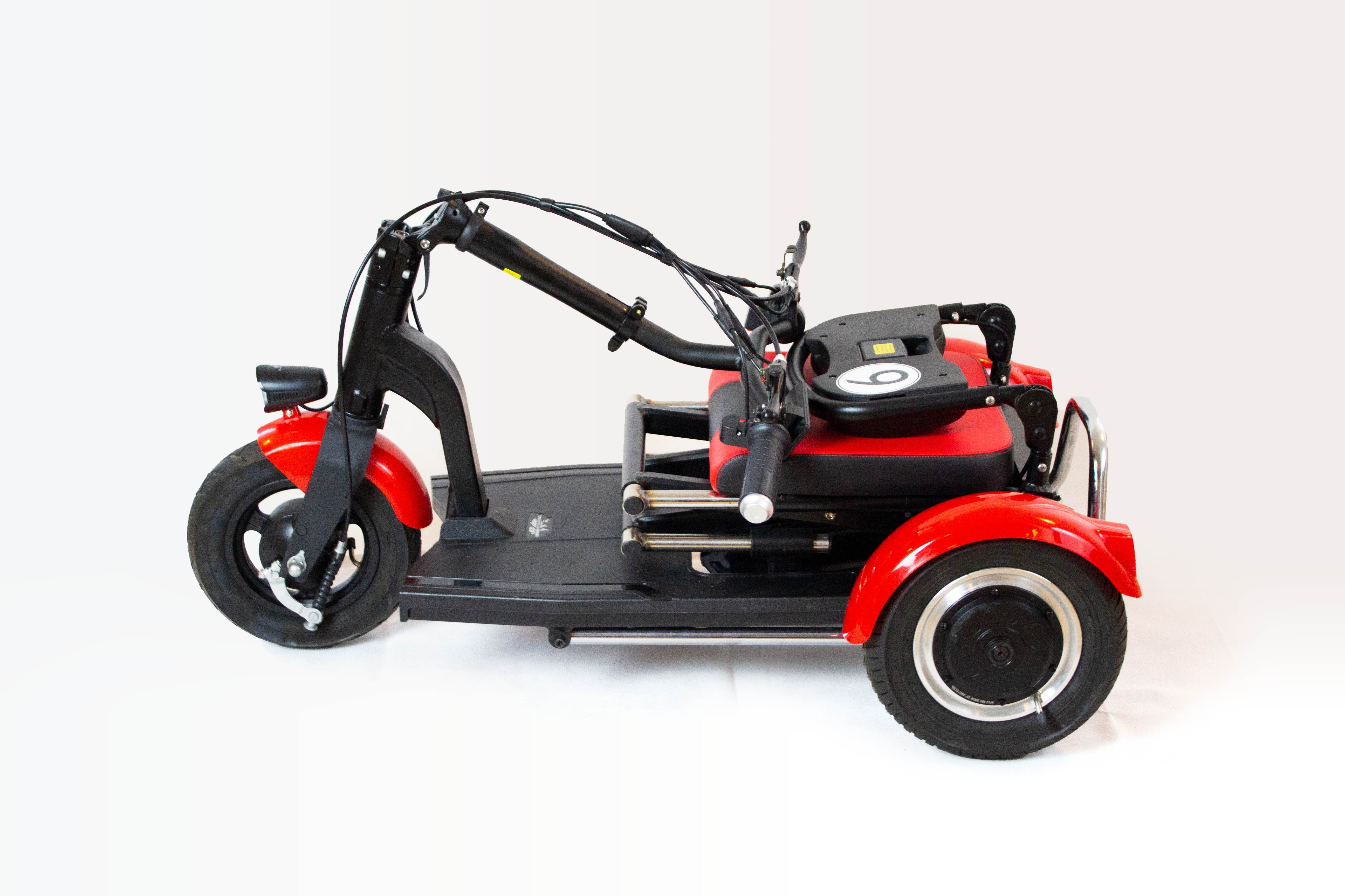 MoBot - klappbares Elektro Dreirad Seniorenmobil 48V 15 km/h mit Straßenzulassung, 3-Rad Scooter für Senioren, Elektro-Roller für Senioren
