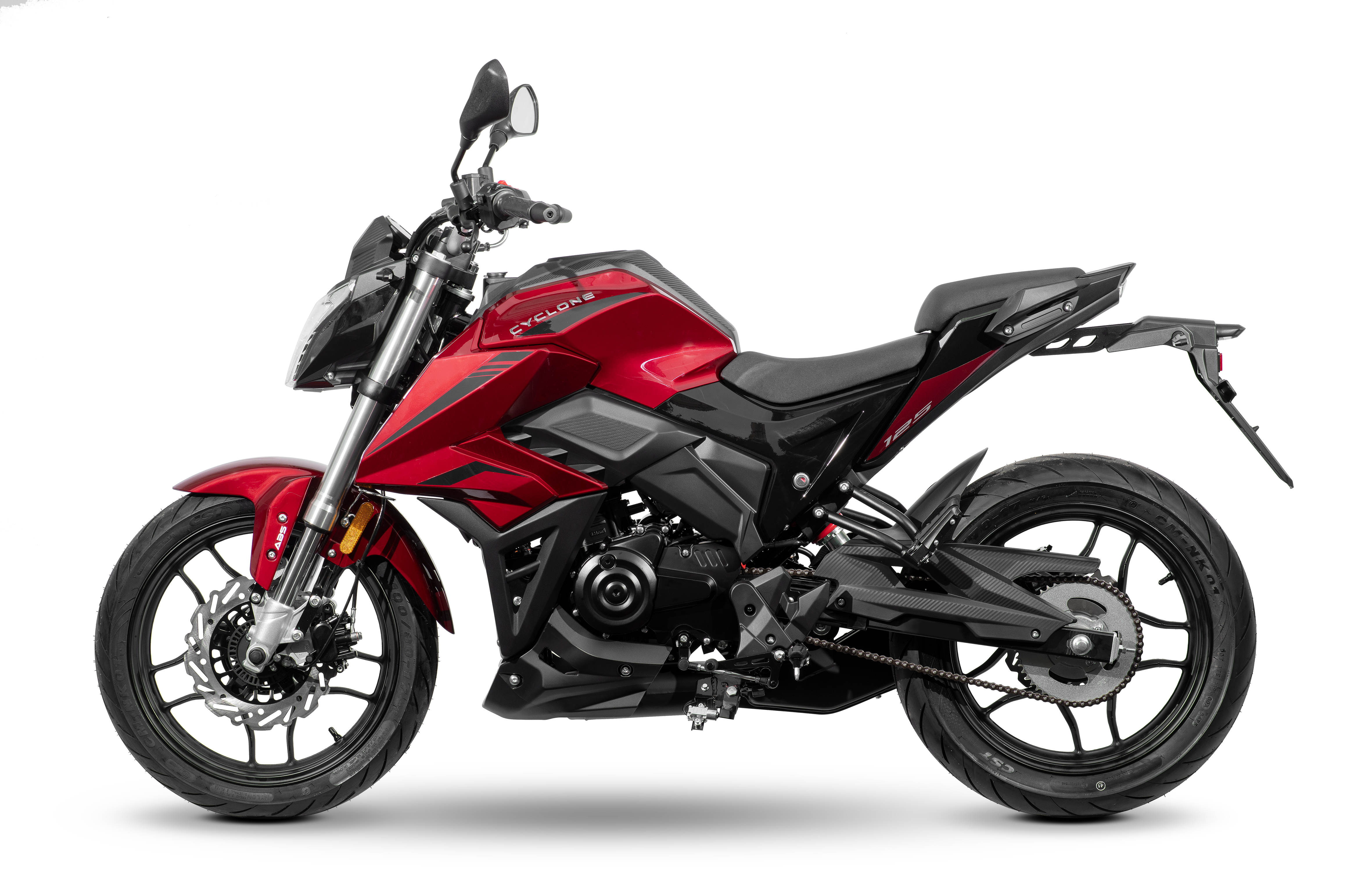 2. Wahl Cyclone Batllo5 125cc, Benzin Motorrad 95 km/h, 1 Zylinder, 4-Takt Benzinbike mit ABS und LED