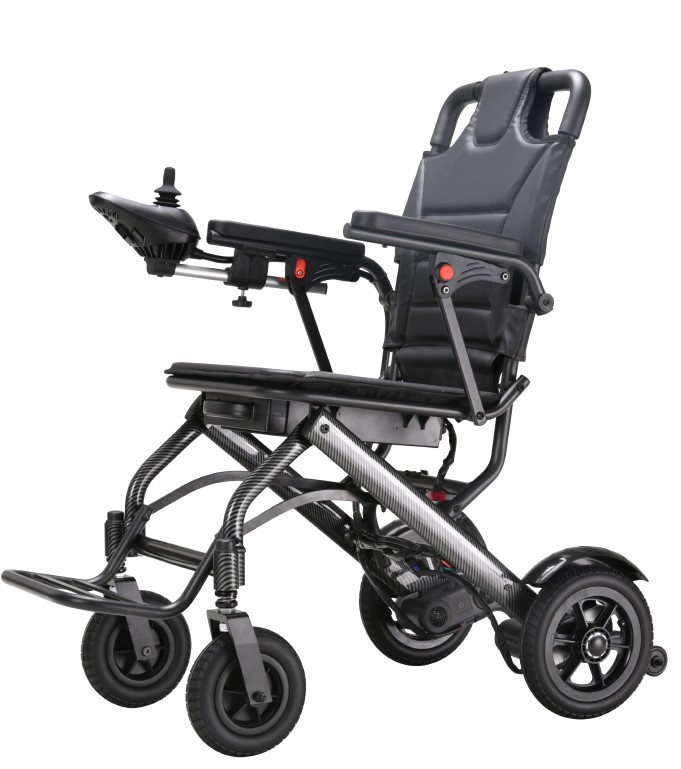 ENEWAY Electric Wheel Chair-33 - Elektrorollstuhl aus Carbon - faltbar - E-Krankenfahrstuhl bis 6 km/h