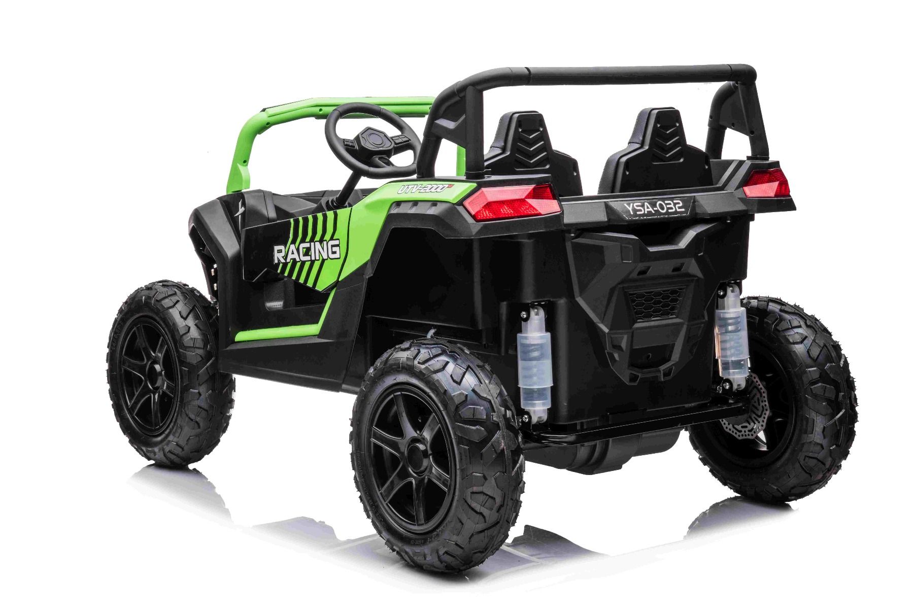 Großes Kinder Elektroauto - 15 km/h, 2-Sitzer Elektro-Buggy UTV XXL Elektrofahrzeug mit Lithiumakku und Differential Motor