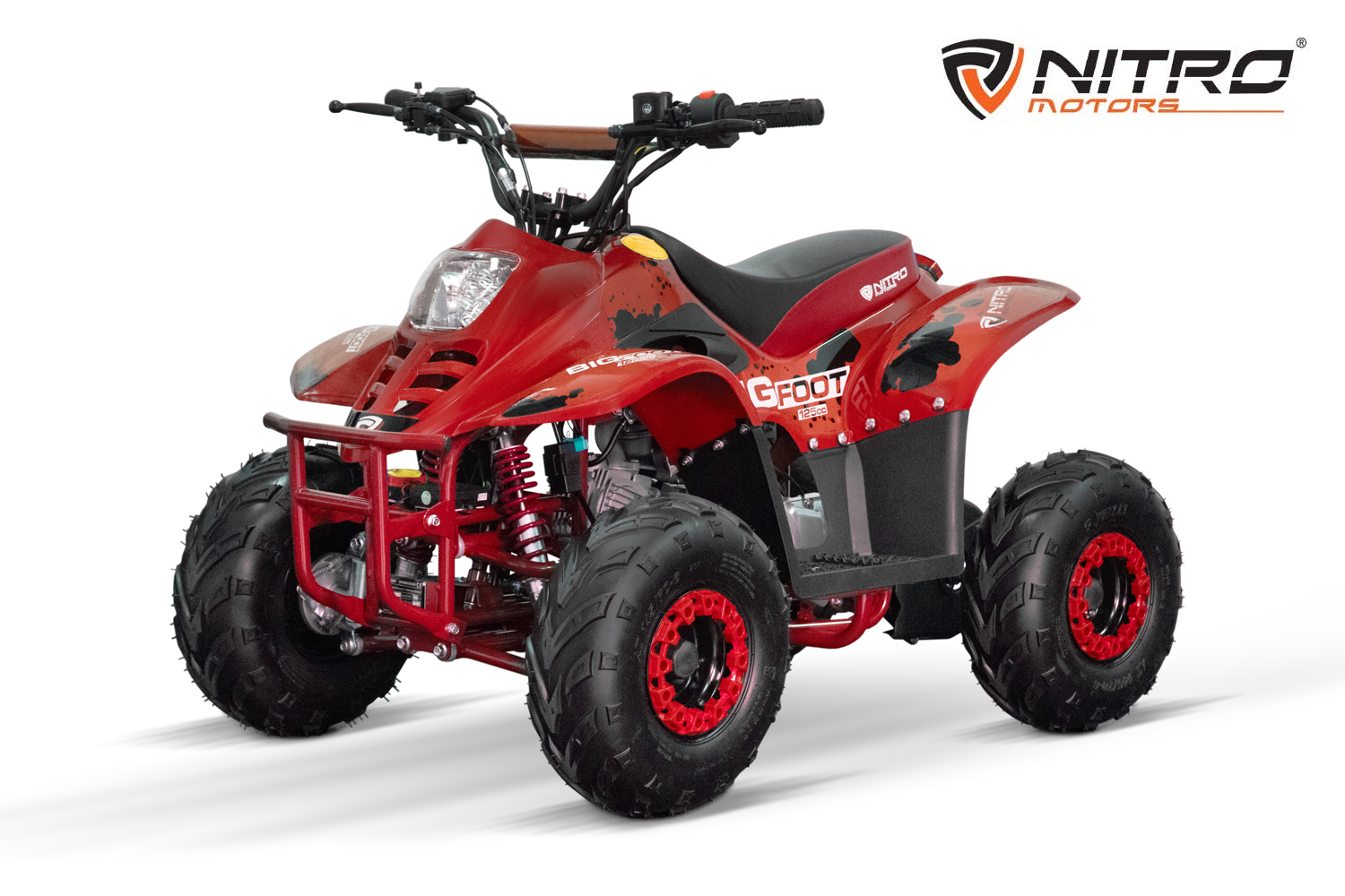 NITRO MOTORS 125cc midi Kinder Quad Bigfoot Sport 6-A, Benzin Kinderquad, 6 Zoll
