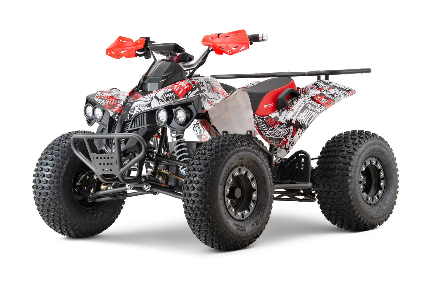 NITRO MOTORS 1500W Elektroquad für Kinder, 60V Eco midi Kinder Quad Warrior Graffiti Sport 8", Wellenantrieb mit Differential