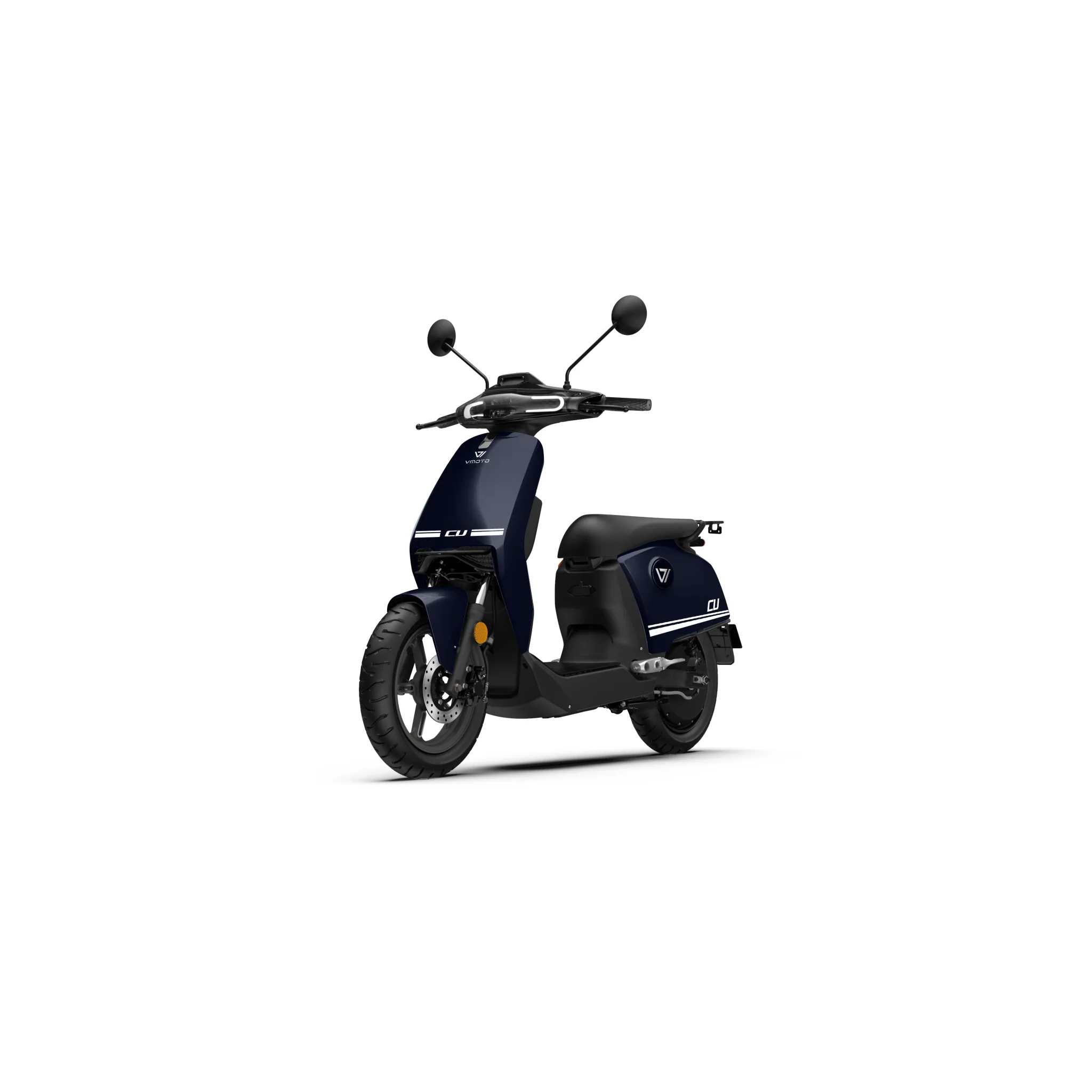 Elektroroller VMOTO CU mit 2400 Watt und 45 km/h, E-Roller bis 65 km Reichweite, Elektro-Moped mit Straßenzulassung