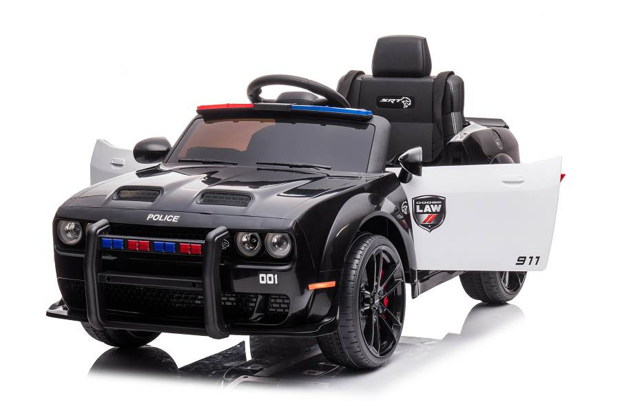 Elektro Kinderauto Polizei Dodge Challenger Polizeiauto, Elektro-Kinderfahrzeug