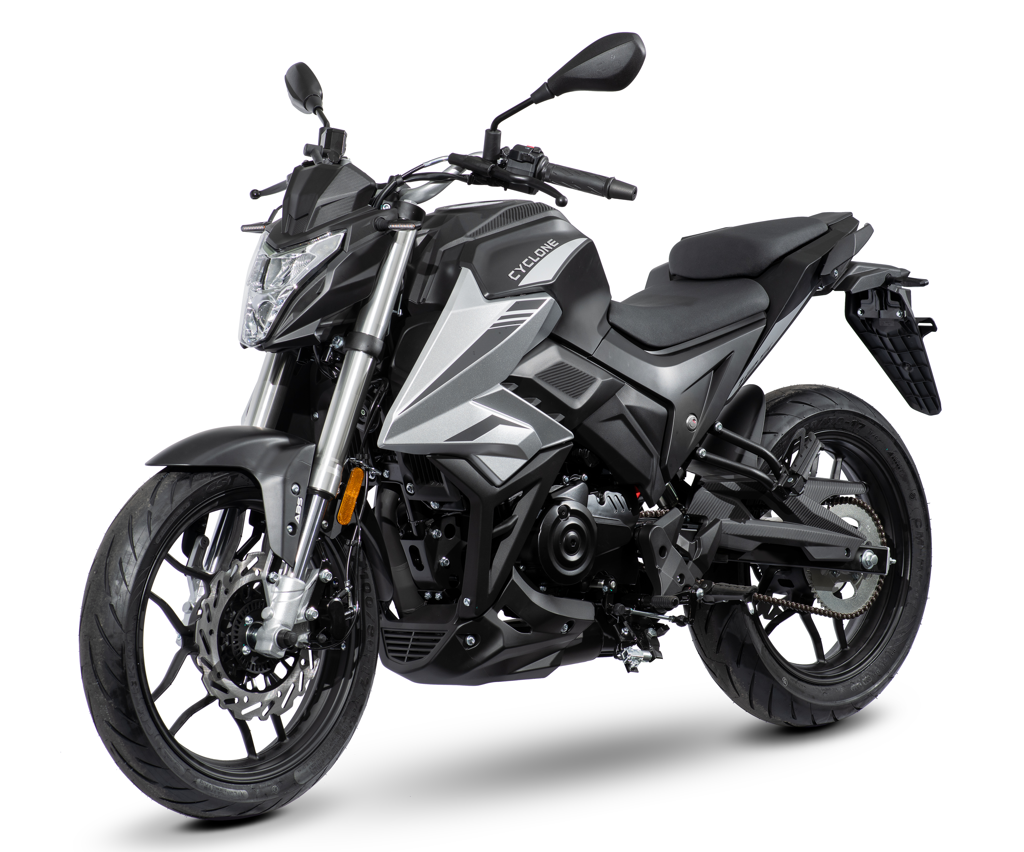 2. Wahl Cyclone Batllo5 125cc, Benzin Motorrad 95 km/h, 1 Zylinder, 4-Takt Benzinbike mit ABS und LED