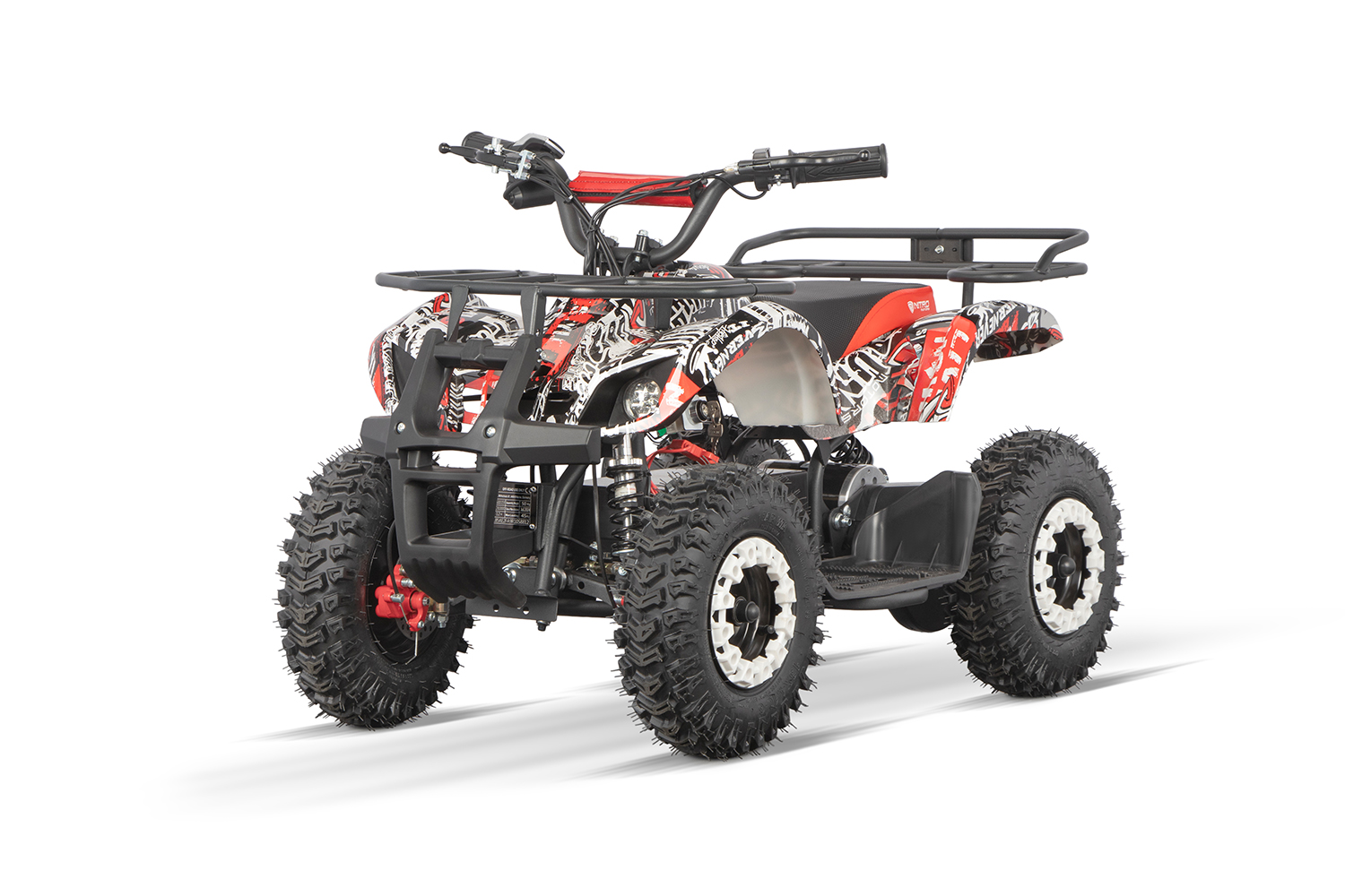 Elektro Kinderquad 1000 Watt, Nitro Motors Torino Eco mini Quad 36V Sport 6 Zoll, Snowy Profil