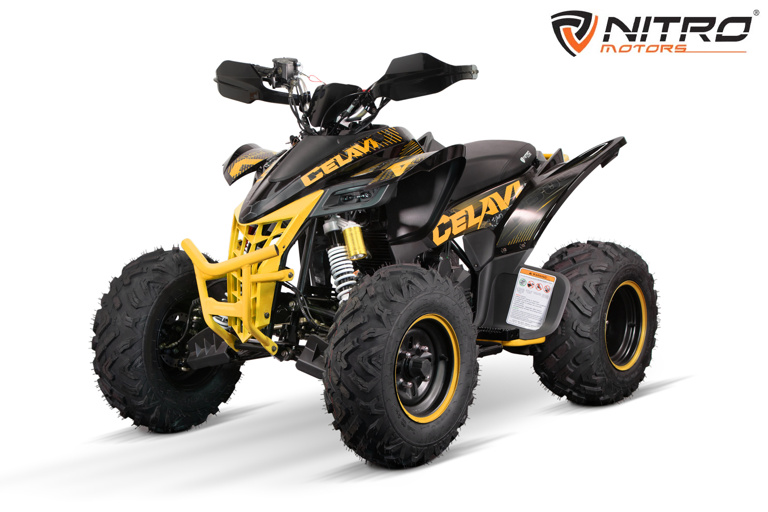 NITRO MOTORS Kinder Benzinquad, 250cc maxi Kinderquad Celavi RS CVT 4-Gang Manuell Platin
