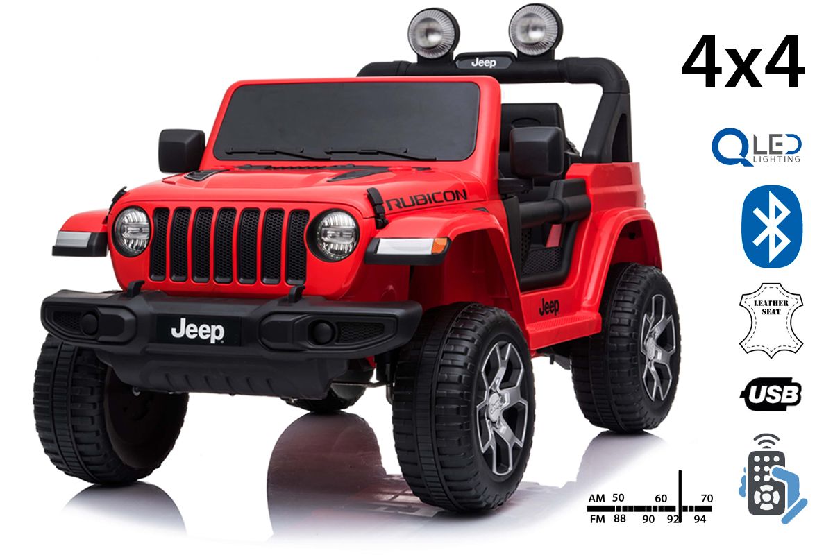 Elektrisches Kinderauto, Elektro Kinderfahrzeug Jeep Wrangler RIRICAR Elektroauto 12V Jeep Wrangler, Lithium-Akku, Elektrofahrzeug Kinder ab 3-8 Jahre