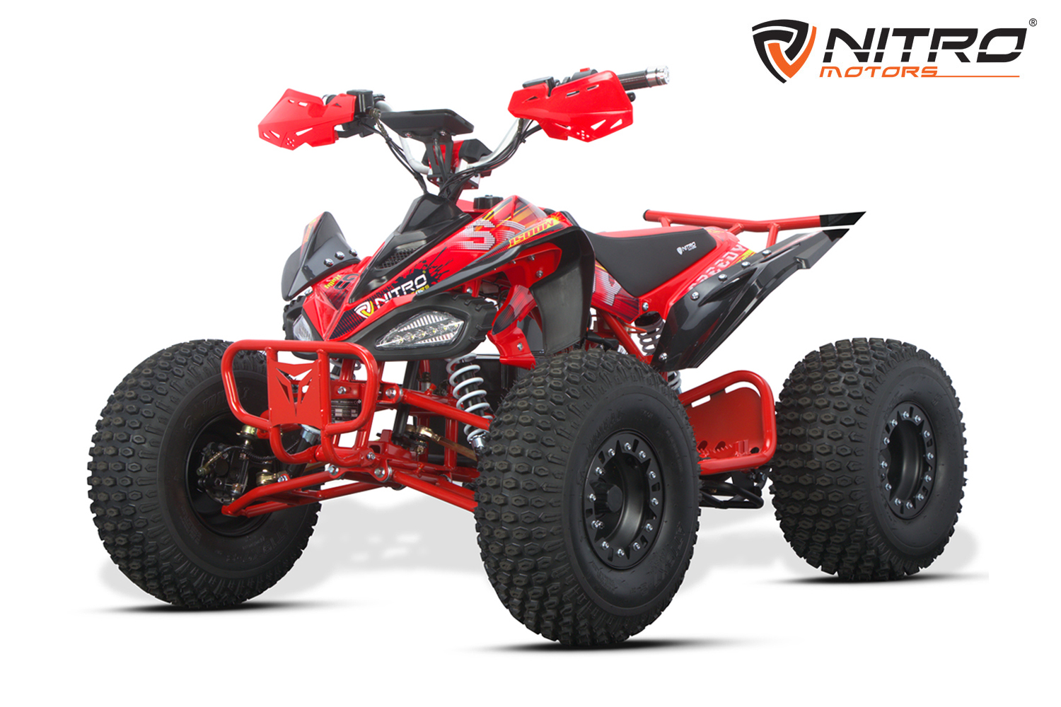 NITRO MOTORS 1500W Elektroquad für Kinder, 60V Eco midi Kinder Quad Speedy Sport 8 Zoll, Wellenantrieb