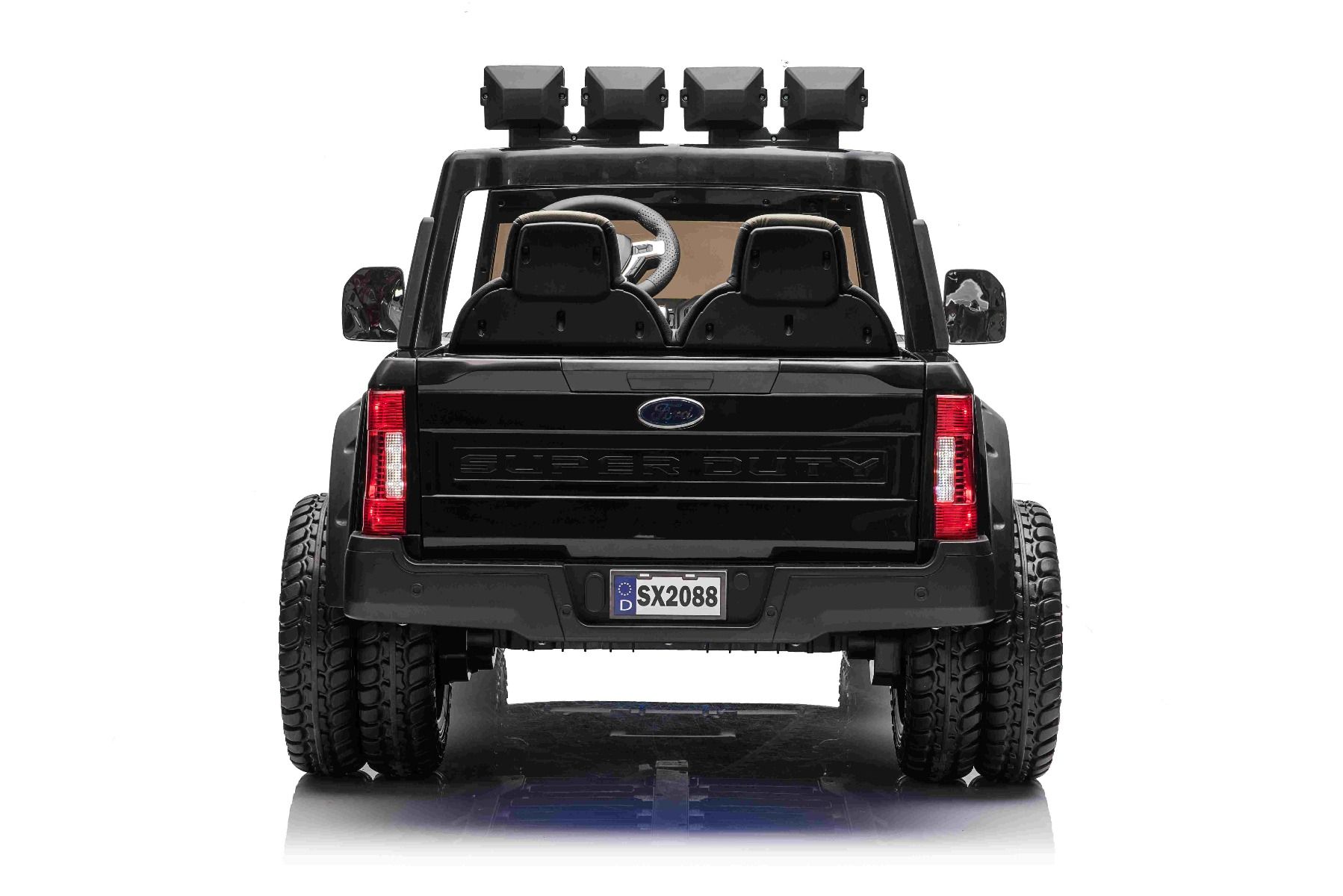 XXL Kinder Elektroauto Ford Super Duty 2x Elektromotor, 10 km/h - Elektro-Kinderfahrzeug 2 Sitzer
