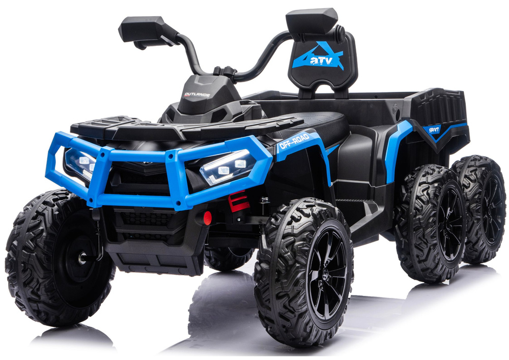 Elektro Kinderfahrzeug Elektroquad JC606 mit Trailer 6 Räder, Kinderquad ATV 4x200 Watt