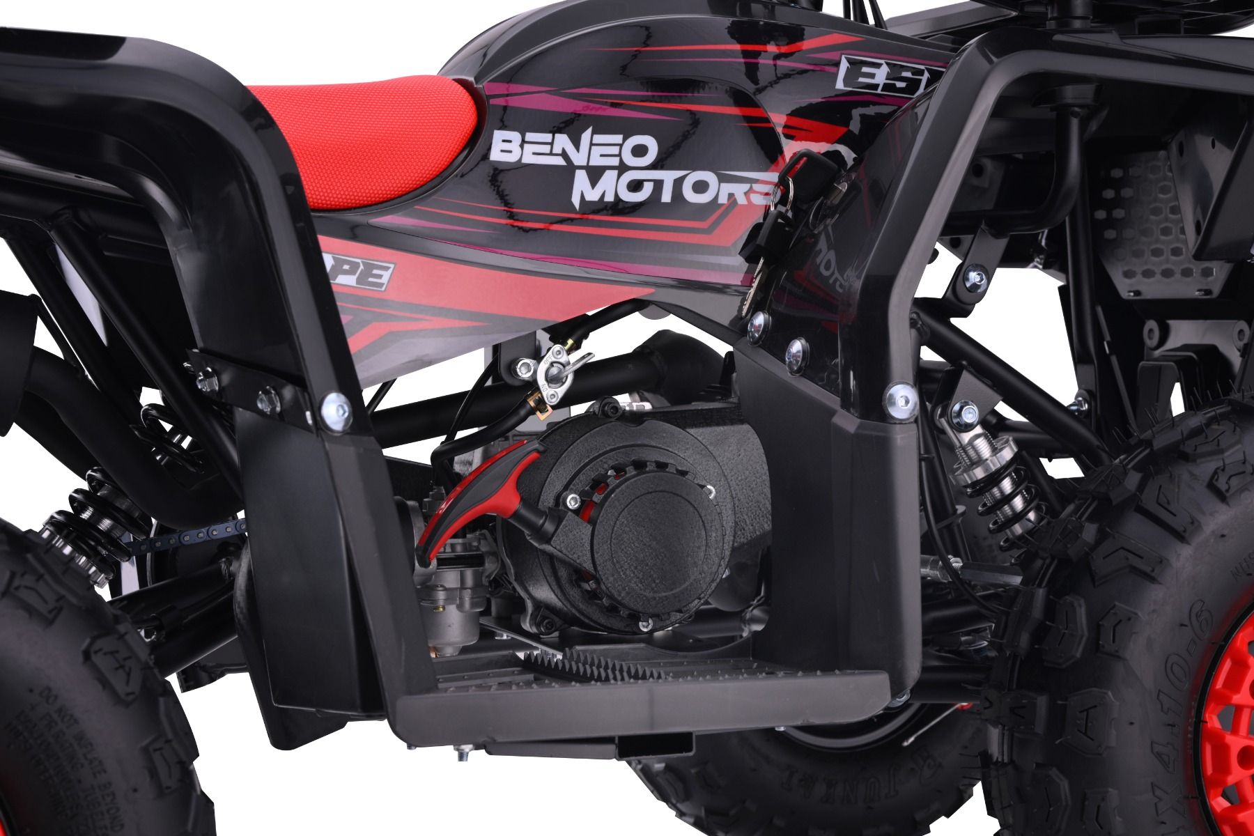 ATV Mini-Quad für Kinder Beneo Motors Escape, 49cc Benzin Kinderquad 40 km/h, Benzinquad