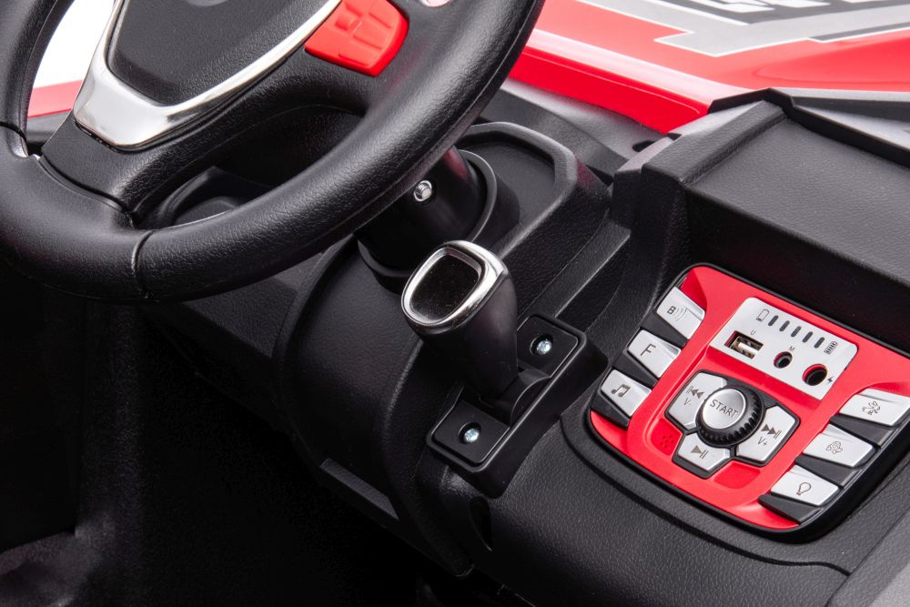 Kinderfahrzeug Elektro-Jeep S618, Elekroauto für Kinder, 2-Sitzer mit Allradantrieb 4x45 Watt