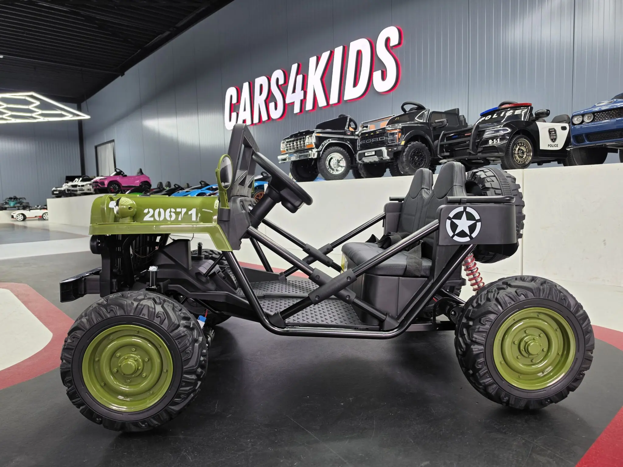Army Ranger Kinderbuggy – 4x200W, Allrad - Elektrobuggy