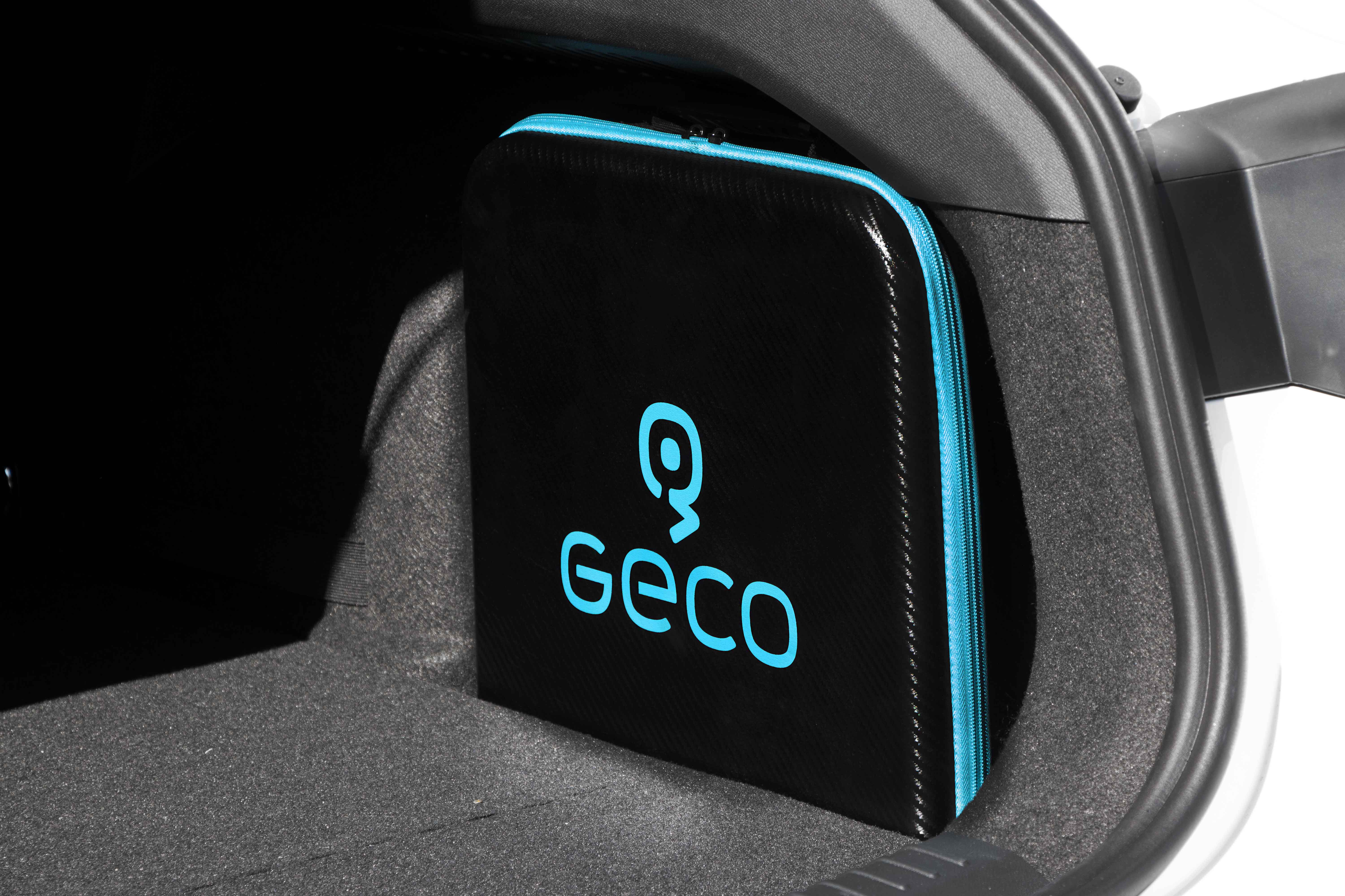 Geco EV Kabeltasche PowerCase für Elektro Autos - Tasche für Ladekabel in Carbon-Optik