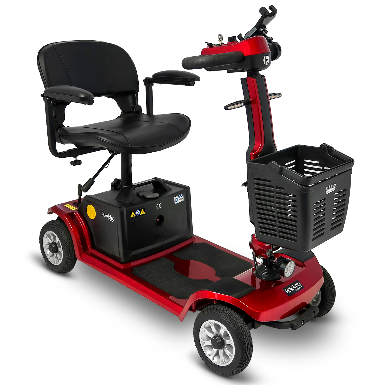 Elektro Seniorenmobil E-Quad 6 von Rolektro - Krankenfahrstuhl bis 6 km/h mi BleiGel oder Lithium