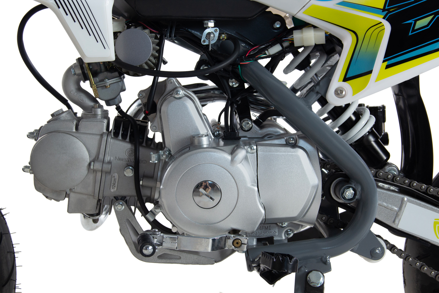 NITRO MOTORS 125cc Kinder Dirtbike CHILLY URX 12/12 4 Gang, Kinder Motorcross Bike, Benzinbike 70 km/h
