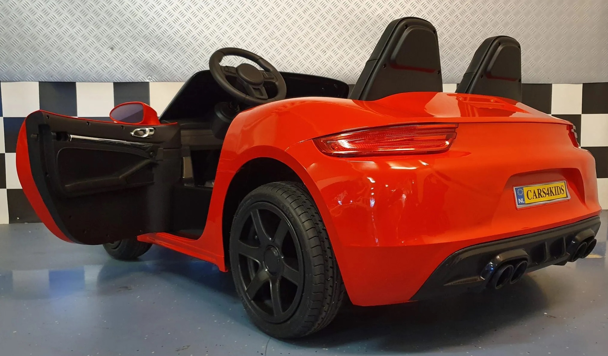 XXL Elektro Kinderfahrzeug für 2 Kinder, 350 Watt bis zu 15 km/h, Luftreifen, Zuladung 100 kg, Elektrauto für Kinder