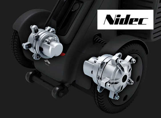 Elektrorollstuhl Whill R 4 Rad mit 6 km/h und entnehmbaren Lithiumakku, Elektromobil mit Stabilisator