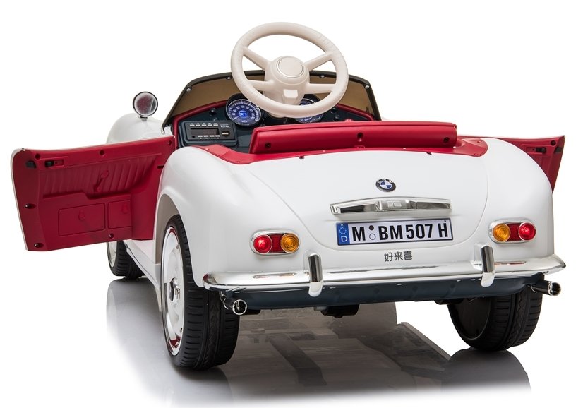Kinderauto Oltimer, BMW Retro, Elektrofahrzeug für Kinder