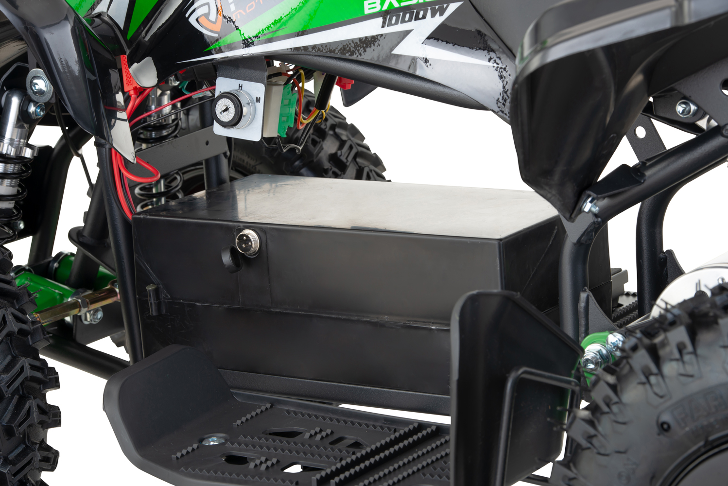 NITRO MOTORS 1000W Eco mini Kinder Quad Python Snowy-Profil L Sport 6 Zoll Elektro Kinderquad