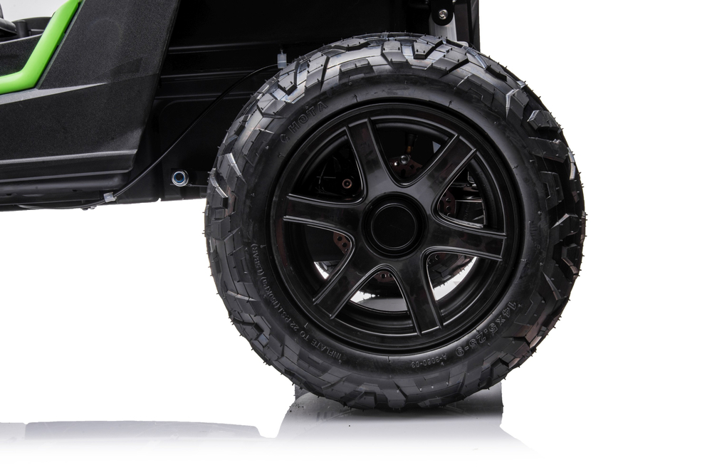 XXL Kinderfahrzeug - 15 km/h, Elektro Kinder Buggy STRONG, Elektrobuggy für 2 Kinder - 180W