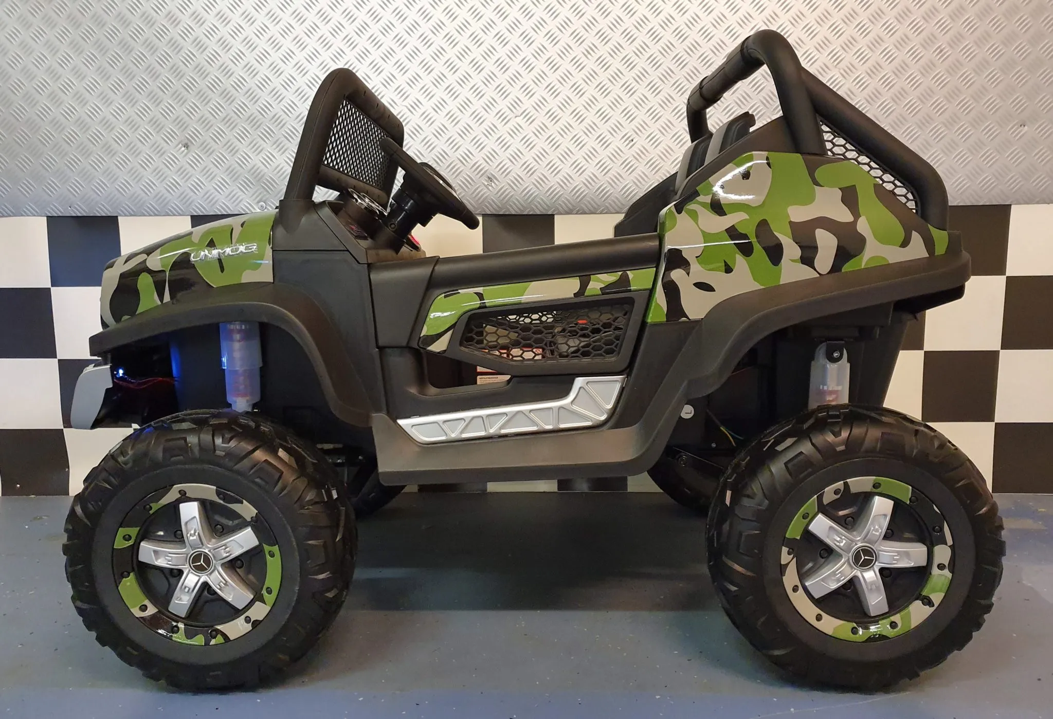 Elektro Kinderauto Mercedes Benz Unimog, Elektrofahrzeug für Kinder, Kinderfahrzeug, Electric Car