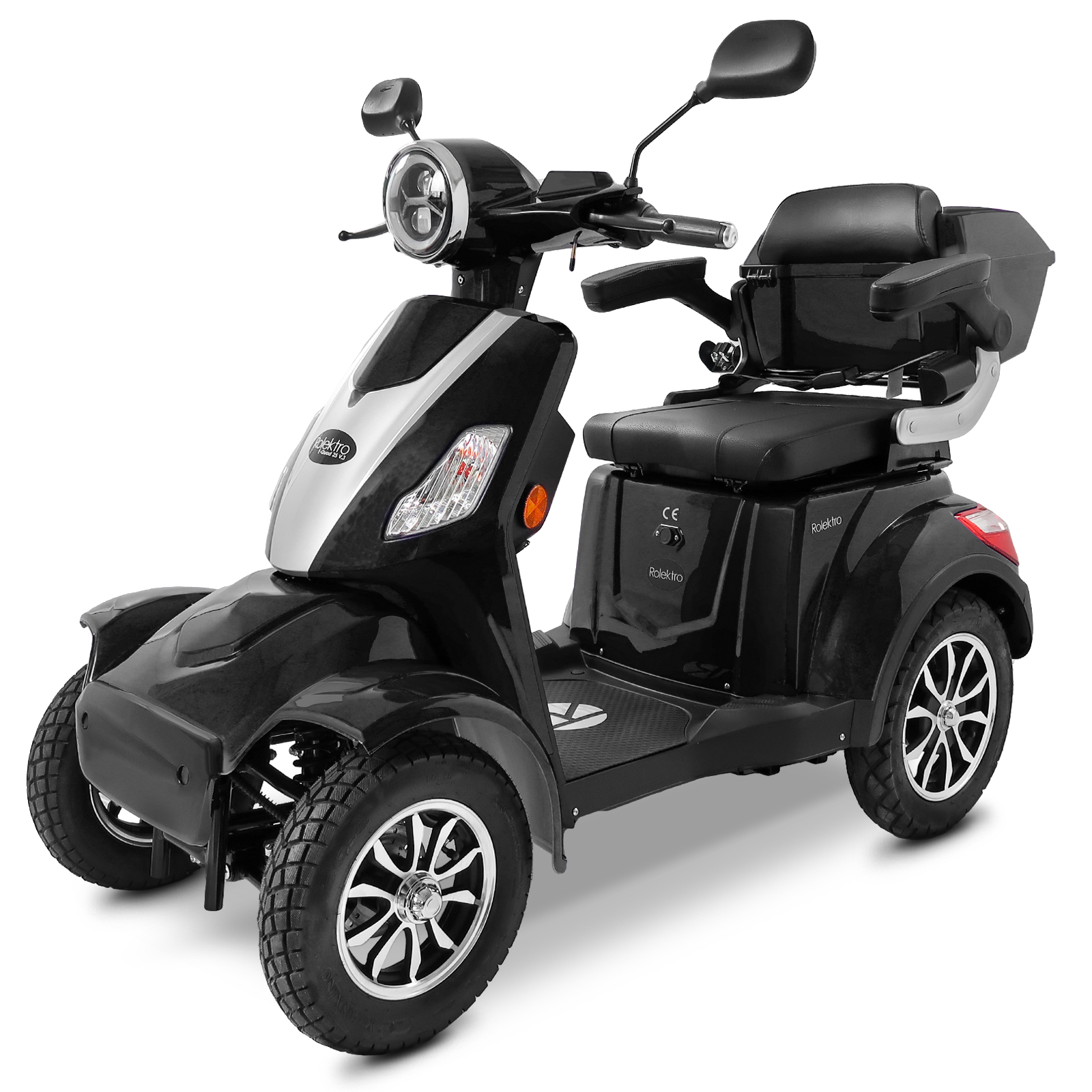 Rolektro E-Quad 25 V.3 Lithium Akku herausnehmbar - 4 Rad Seniorenmobil