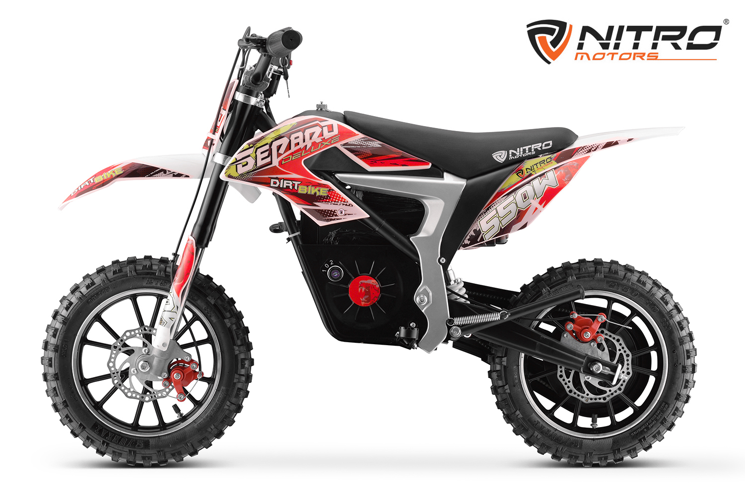 NITRO MOTORS 550W Eco mini Kinder Dirtbike Gepard DLX 10" - Crossbike - Motorcross Kids