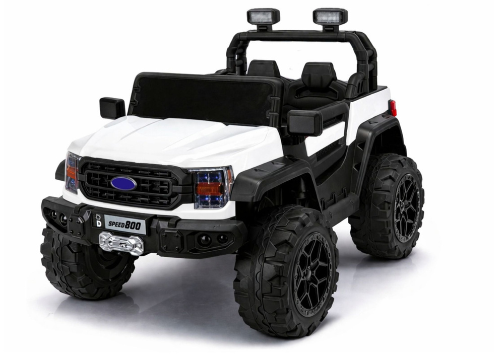 Elektro Kinderauto Jeep Car 22F, Elektrofahrzeug für Kinder Lichter in den Türen, Kinderfahrzeug mit 2x45 Watt, Buggy