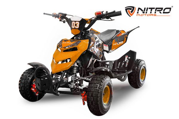 NITRO MOTORS 49cc mini Kinder Quad Repti DLX 4 Zoll, Miniquad Atv Kinderquad Pocketquad