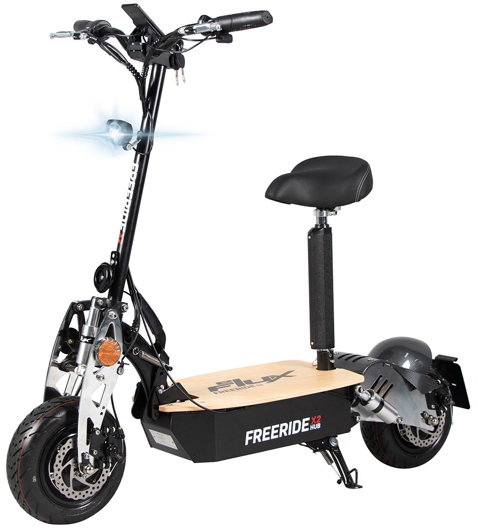 Eco-Wheel Roller eFlux Elektro Freeride Watt X2 Scooter | 2500