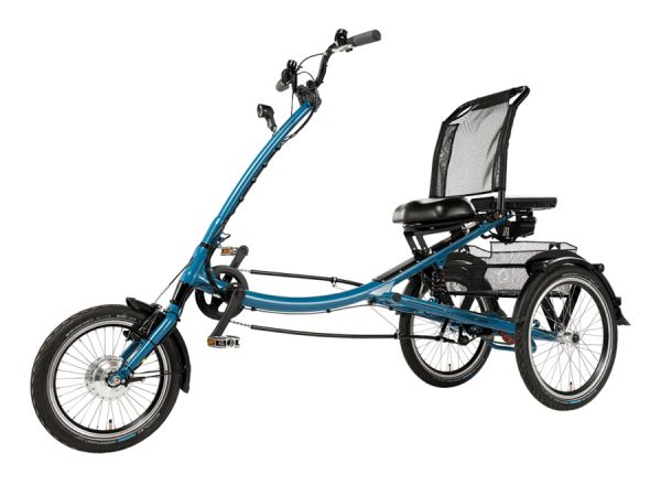 Dreirad, Sesselrad Scooter Trike von Pfautec, auch als Elektro-Sesselrad Variante