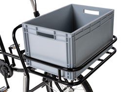 Stapelbox grau 60x40x32cm, Transportbox, Kunststoffbox
