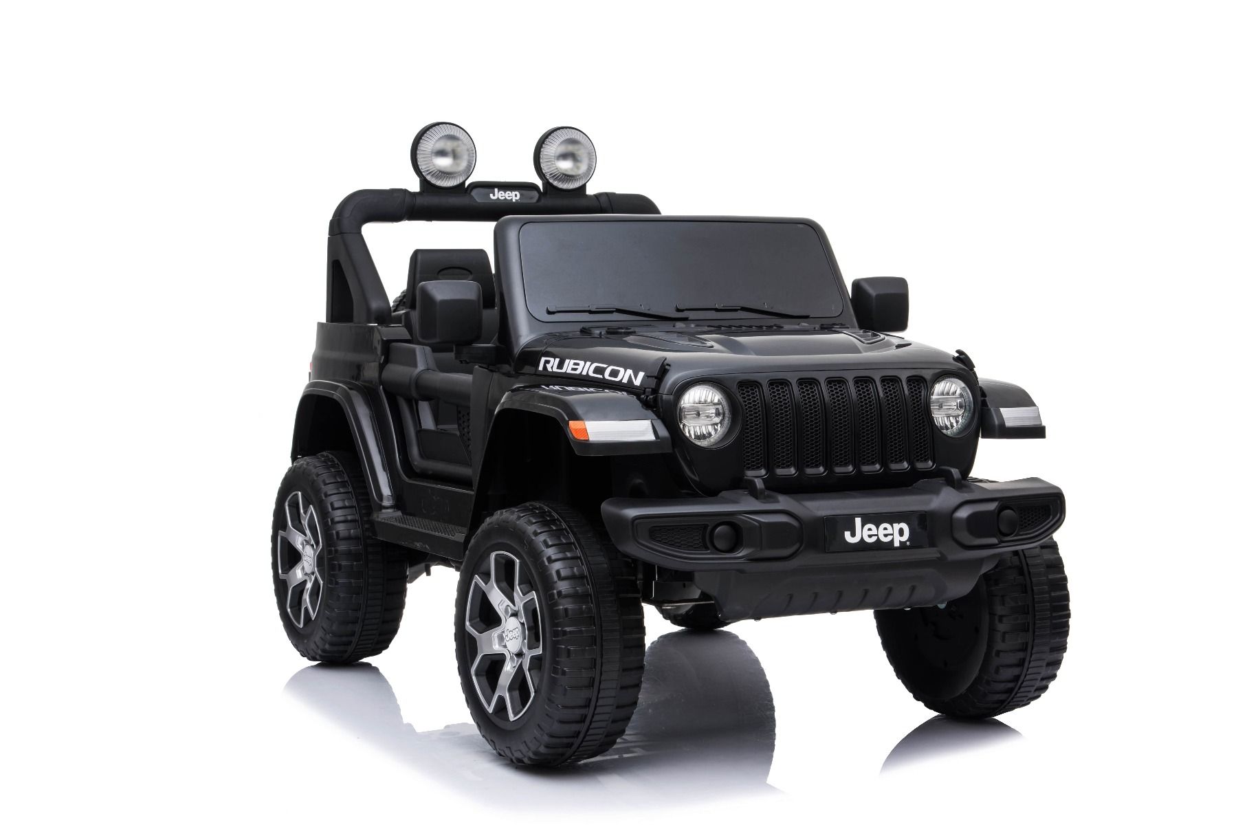 Kinderauto weiß Kinderfahrzeug Doppelsitzer Jeep große Version SUV Elektroauto 