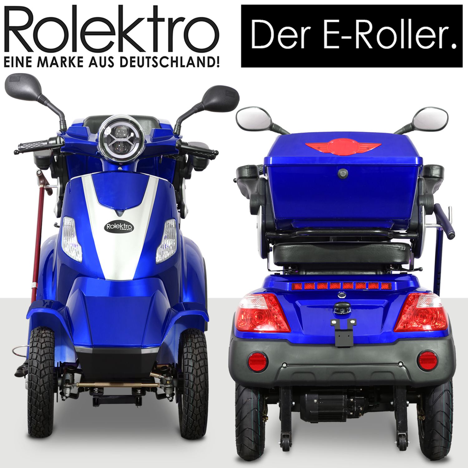 Rolektro E-Quad 25 V.3 Lithium Akku herausnehmbar - 4 Rad Seniorenmobil |  Eco-Wheel