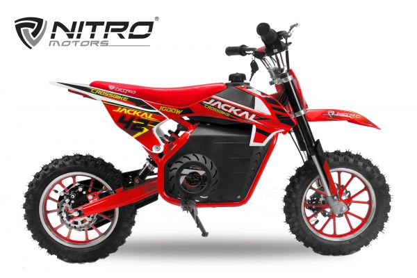 Kinder Crossbike Nitro Motors Eco Dirtbike 1000W - Jackal Eco 10 Zoll