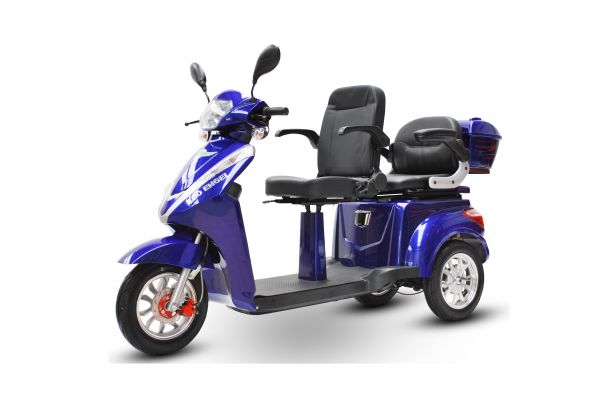 3 Rad Elektroroller Doppelsitzer - Eco Engel 503 - Seniorenroller mit 2 Sitzen - 25 km/h (Blei/Lithium)