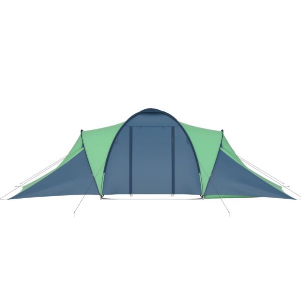 Campingzelt 6 Personen Blau und Grün