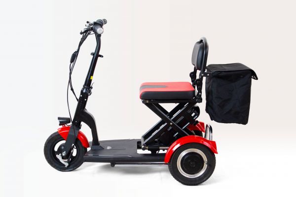 MoBot - klappbares Elektro Dreirad Seniorenmobil 6 km/h - Mobilitätshilfe, 3-Rad Scooter für Senioren, Elektro-Roller für Senioren
