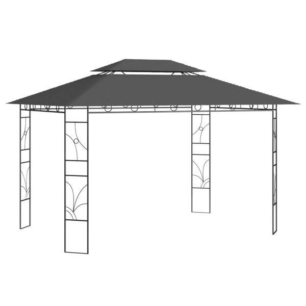 Pavillon 4x3x2,7 m Creme 160 g/m²