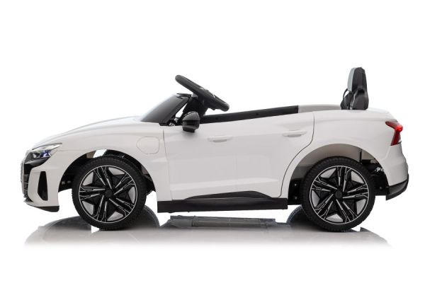Elektro Kinderauto Audi E-Tron GT, Kinderfahrzeug mit Gaspedal zum Fahren, Elektroauto für Kinder