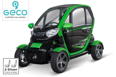 EEC Elektroauto Geco Beach 3000 V9, inkl. Batterie, Elektrofahrzeug mit Straßenzulassung, E-Auto