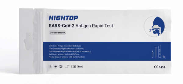 1x Corona Test, Hightop Schnelltest, Antigen Selbsttest, Spezifität: 100%, COVID-19 Laientest-Copy