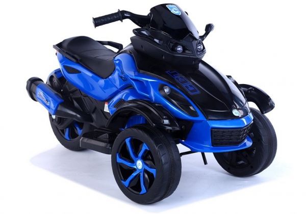 Kinderfahrzeug Elektromotorrad mit 3 Rädern, Elektro-Trike für Kinder, 3-Rad-Motorrad