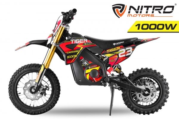Kinder Crossbike Nitro Motors Tiger Tiger Eco Dirtbike - Lead Acid 1000W