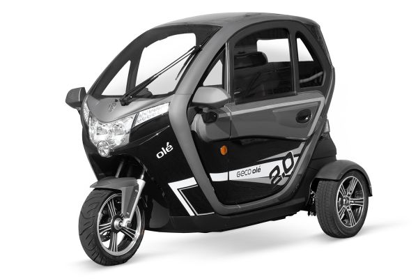 Elektroauto Geco Ole 2000 V8 für 2 Personen, inkl. Batterie, Elektrofahrzeug mit Straßenzulassung