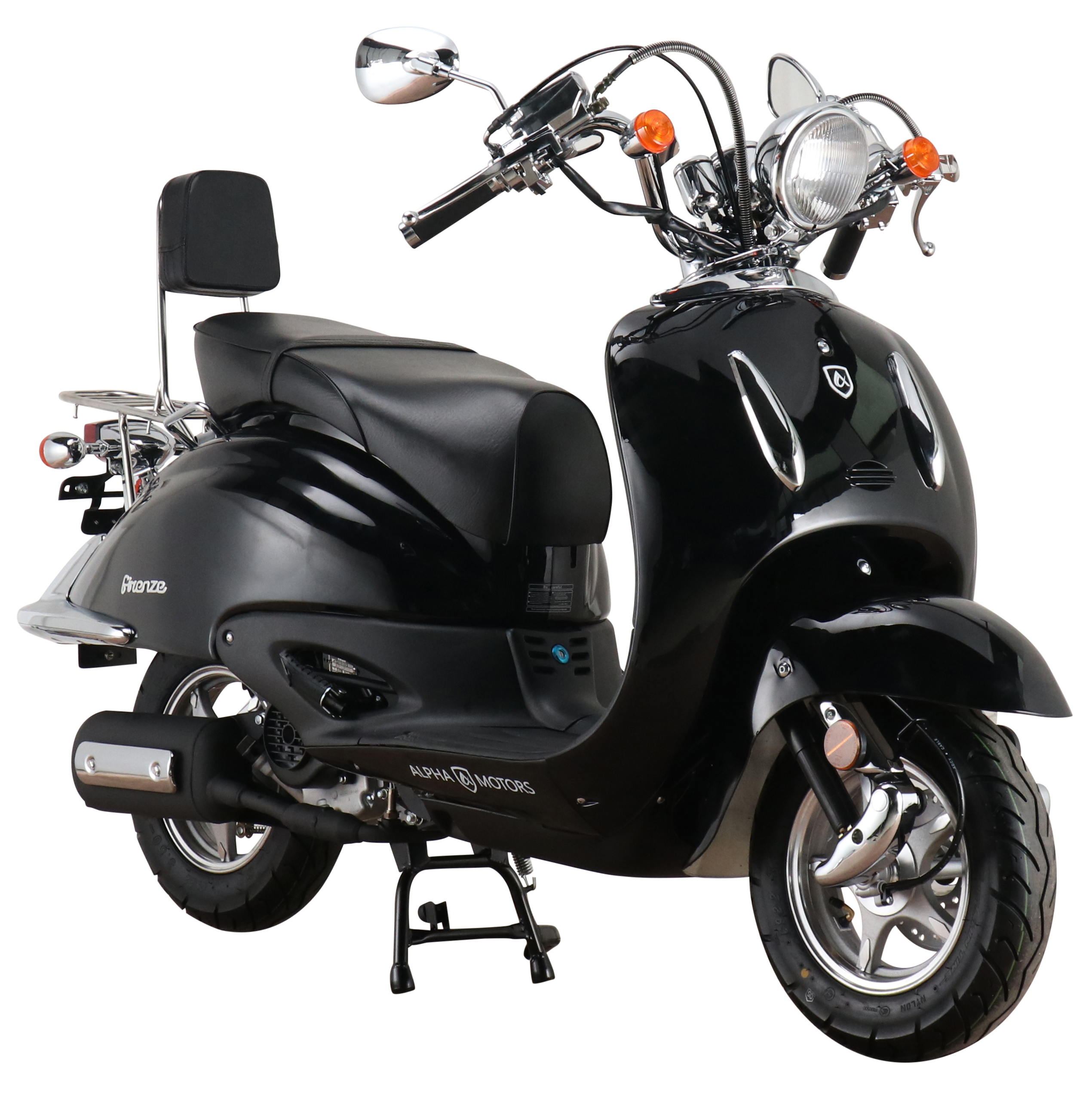 Motorroller Retro Firenze 125 ccm, 85 km/h, Retroroller EURO 5 | Eco-Wheel | Motorroller
