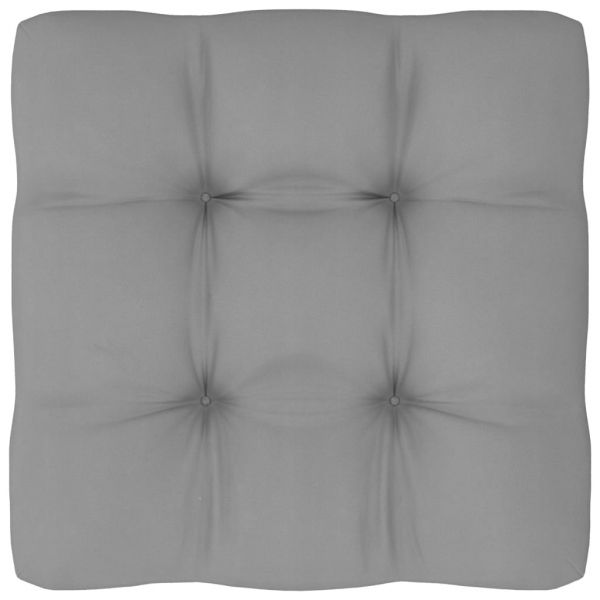 Palettensofa-Kissen Grau 60x60x10 cm
